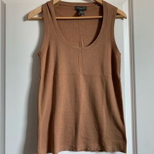 Banana Republic light Brown knit tank Small